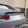 Mazda Miata ND, Carbon Fiber Spoiler, Spirit Racing Spoiler, Miata Trunk Lip, Miata Exterior Mods