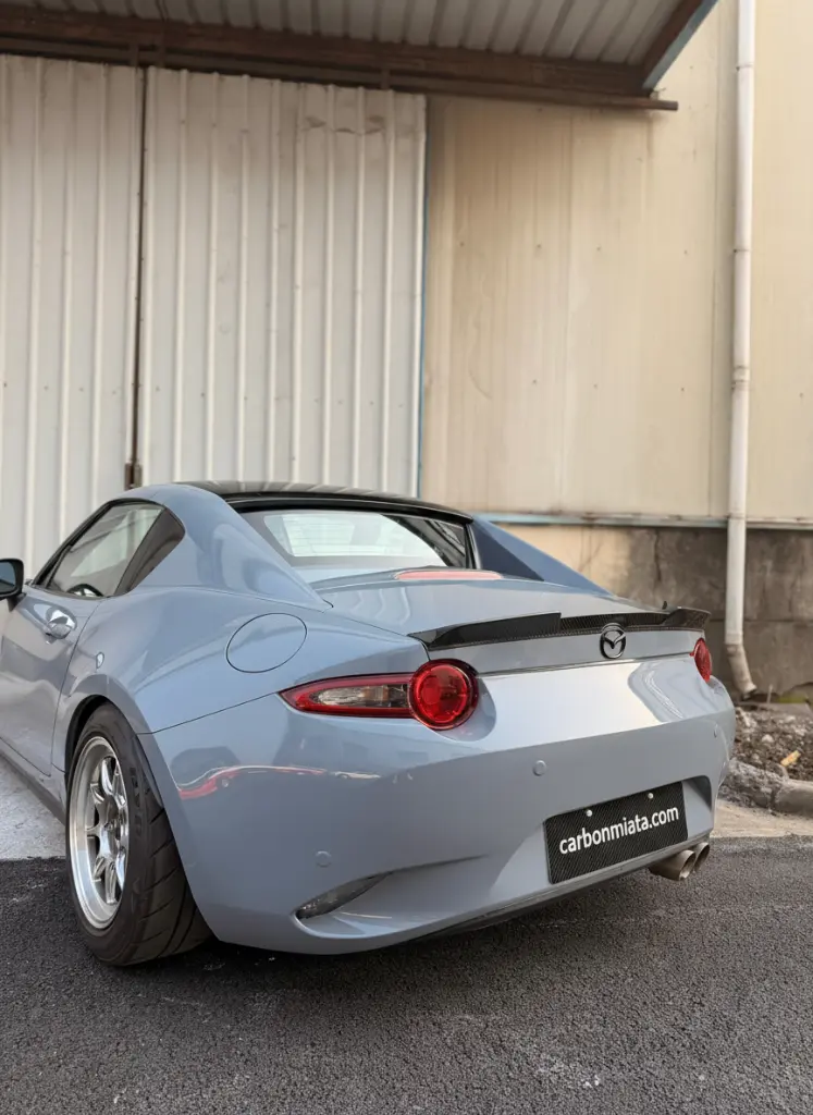 Mazda Miata ND, Carbon Fiber Spoiler, Spirit Racing Spoiler, Miata Trunk Lip, Miata Exterior Mods