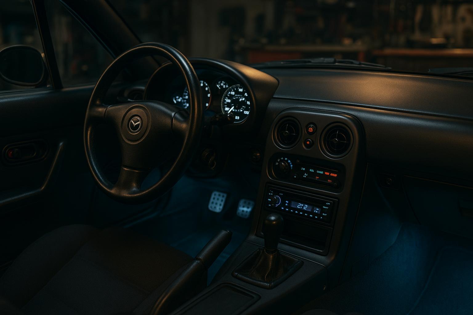 LED Interior Light Conversion for NA, NB & NC Miata Cabin Controls