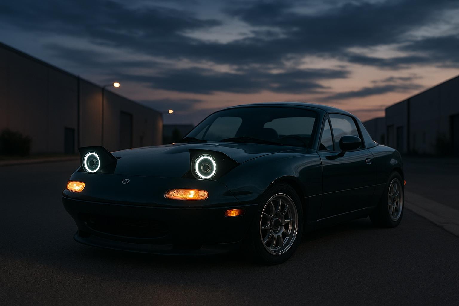 Halo Ring LED Headlights on NA Miata: DRL Wiring & Styling Tips