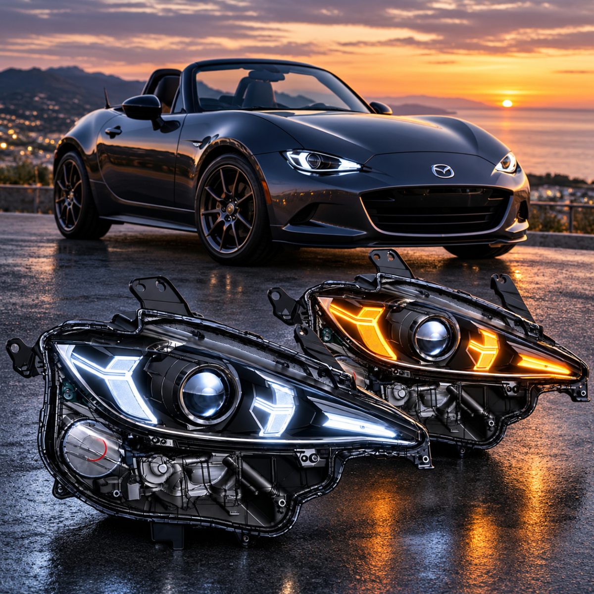 Mazda MX-5 ND LED Projector Headlights Mazda MX-5 ND LED Projector Headlights